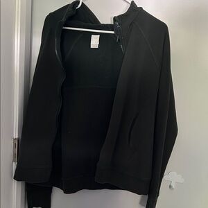 Dark Green Lolë Zip-Up